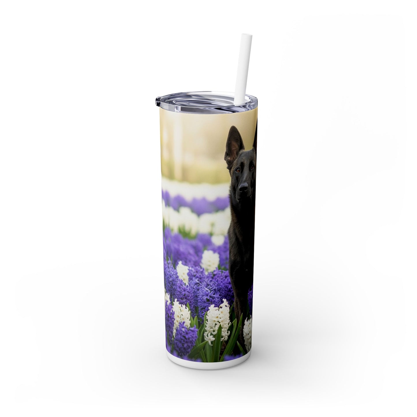 Dutch Shepherd Dog Tumbler with Straw, 20oz