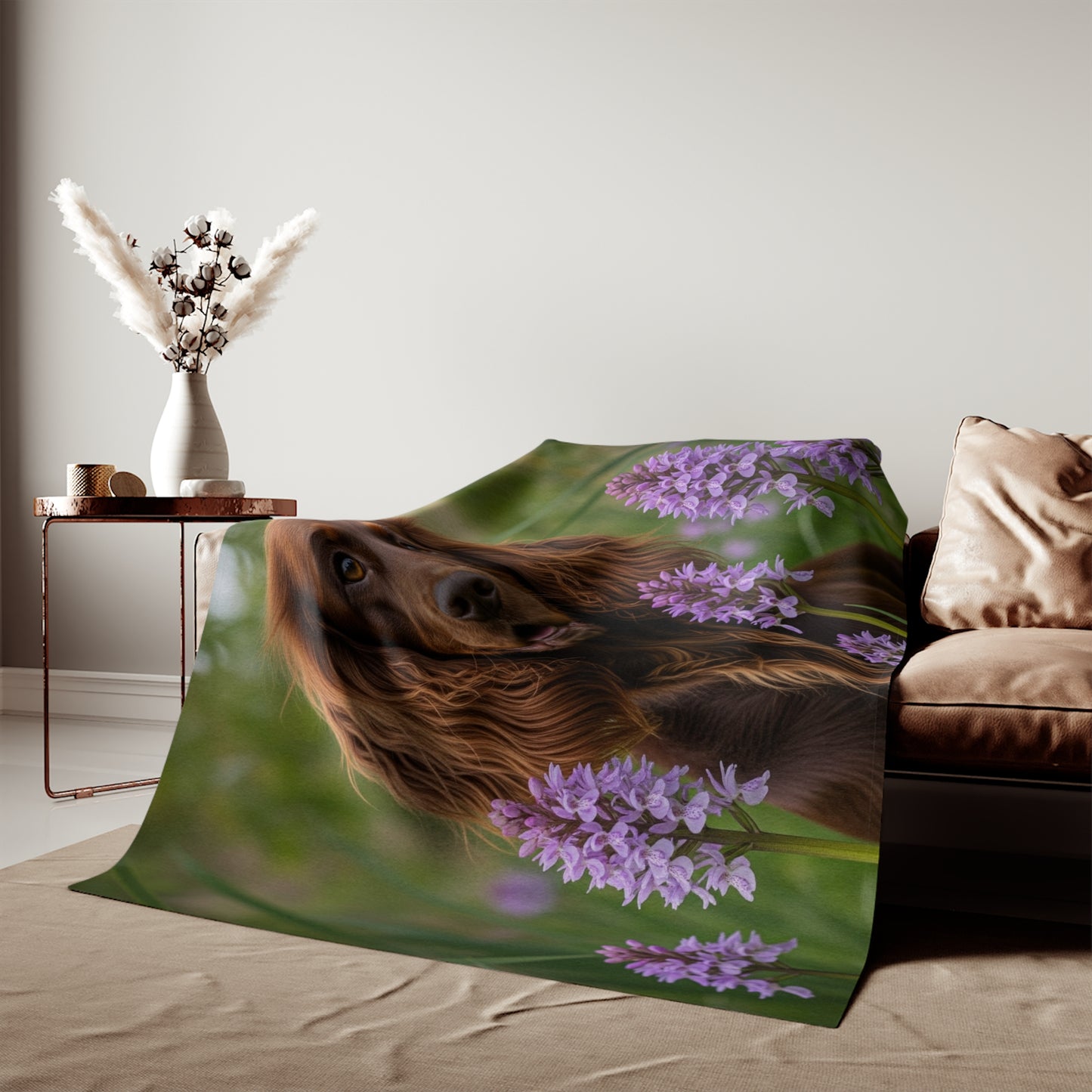 Pont-Audemer Spaniel Sweatshirt Blanket