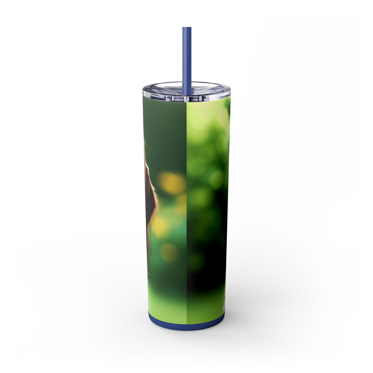 German Wirehaired Pointer Tumbler with Straw, 20oz