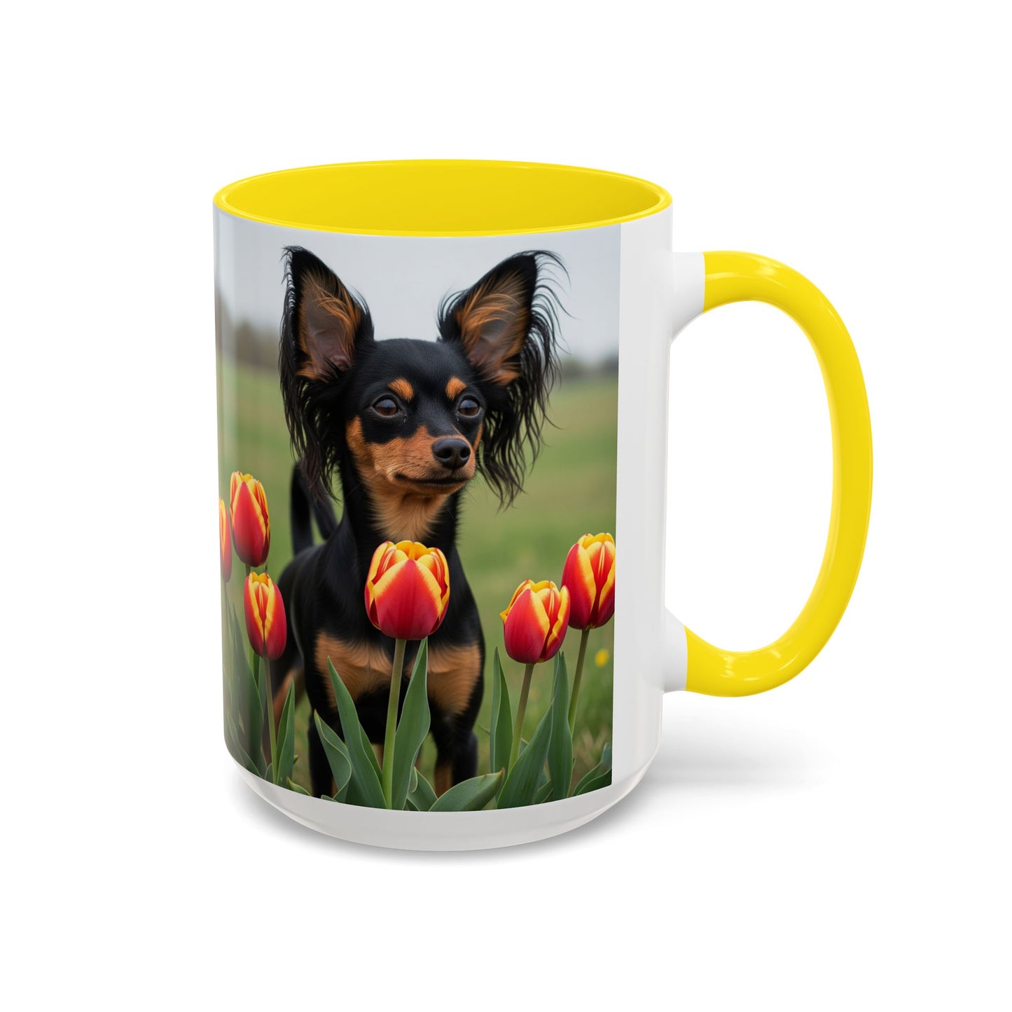 Russian Toy Dog Accent Coffee Mug - Perfect Gift for Dog Lovers