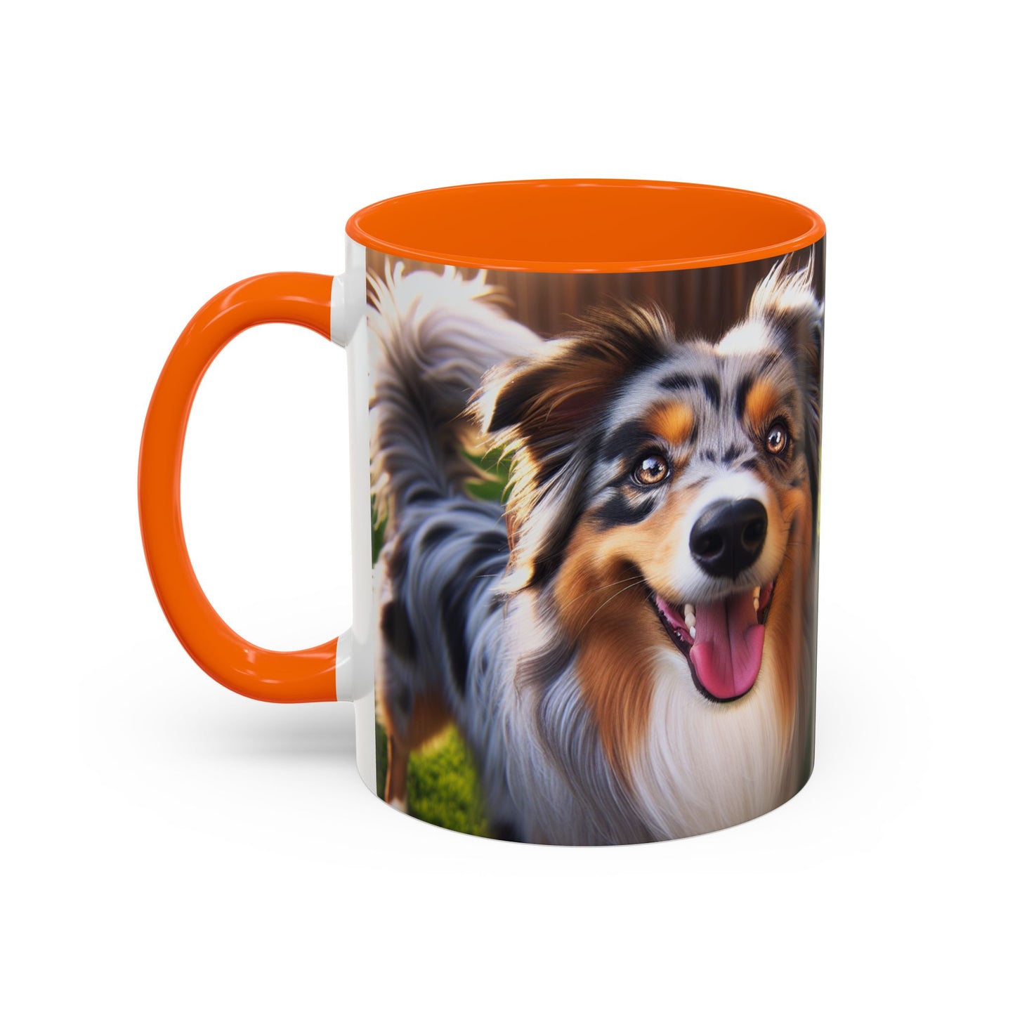 Australian Shepherd Accent Coffee Mug - Perfect Gift for Dog Lovers