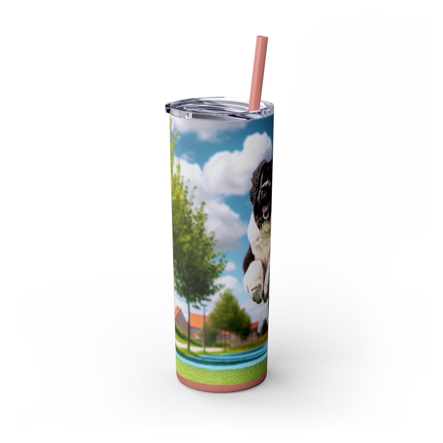 Landseer Tumbler with Straw, 20oz
