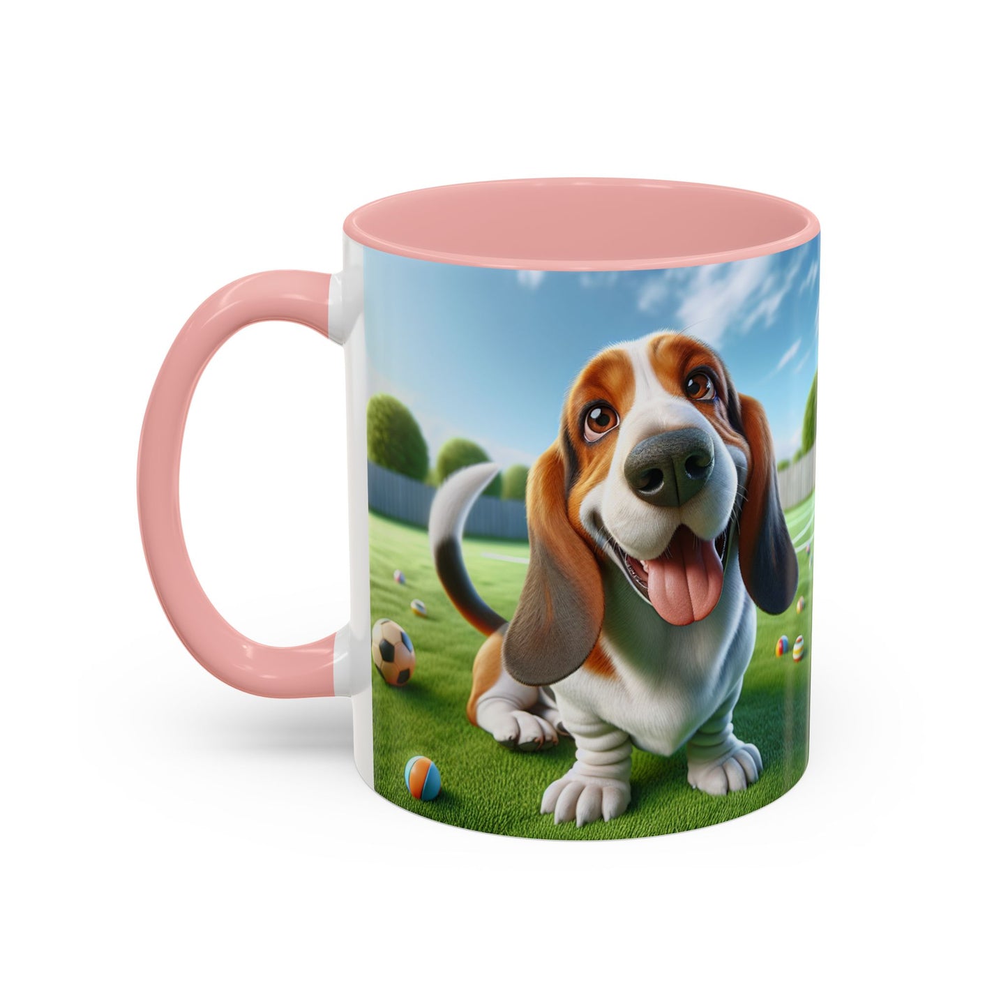 Basset Hound Accent Coffee Mug - Perfect Gift for Dog Lovers