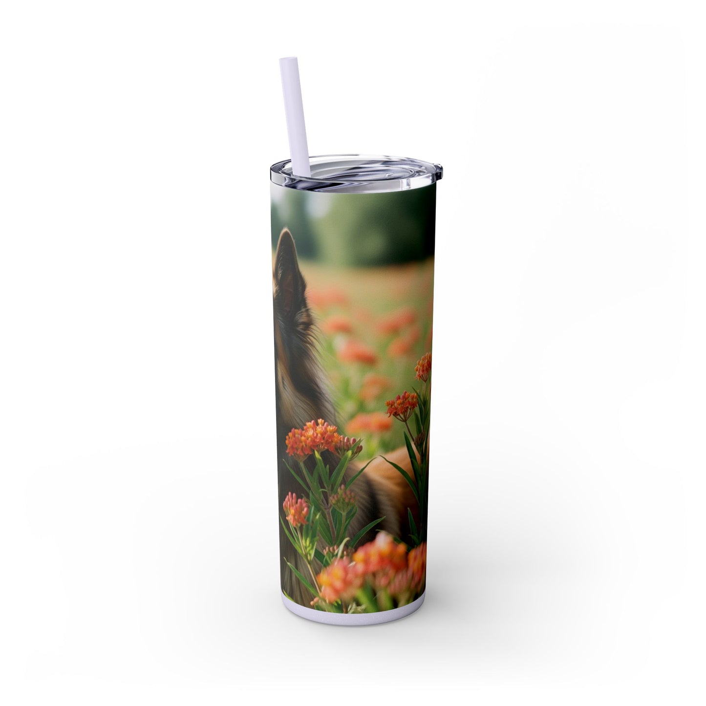 Belgian Tervuren Tumbler with Straw, 20oz