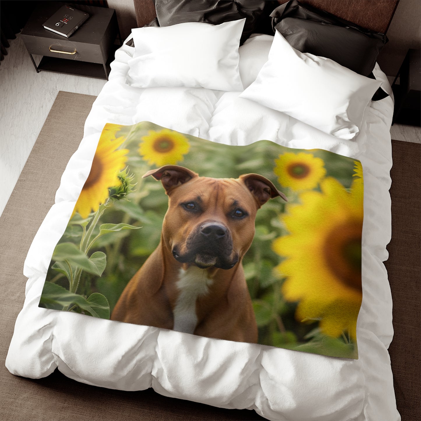 American Staffordshire Terrier Sweatshirt Blanket