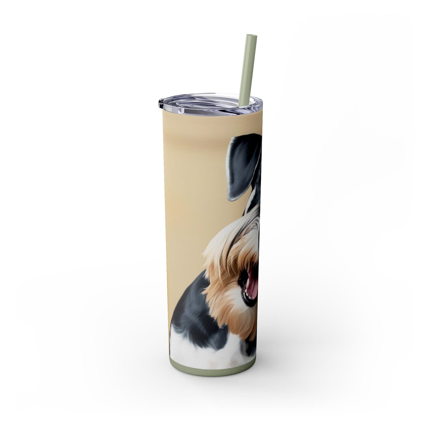 Giant Schnauzer Tumbler with Straw, 20oz