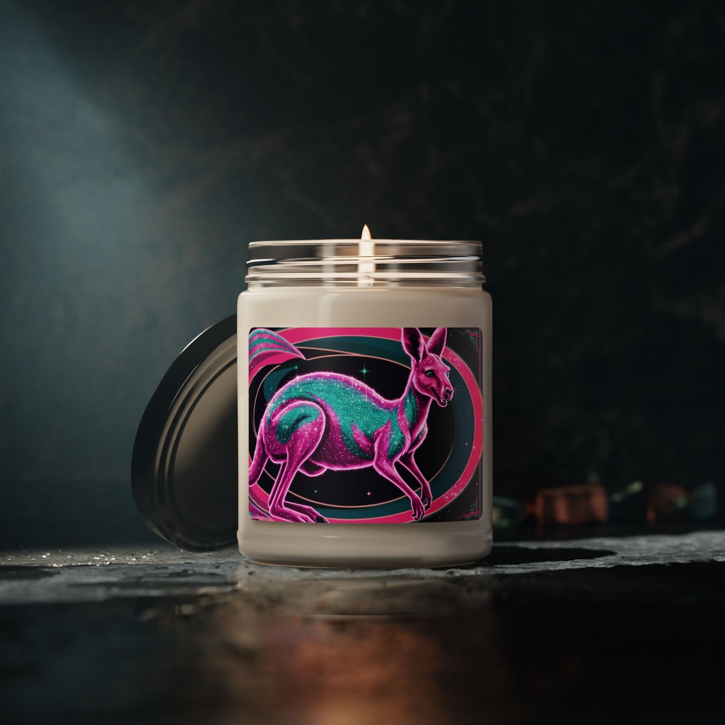 Psychedelic Kangaroo- Scented Soy Candle, 9oz