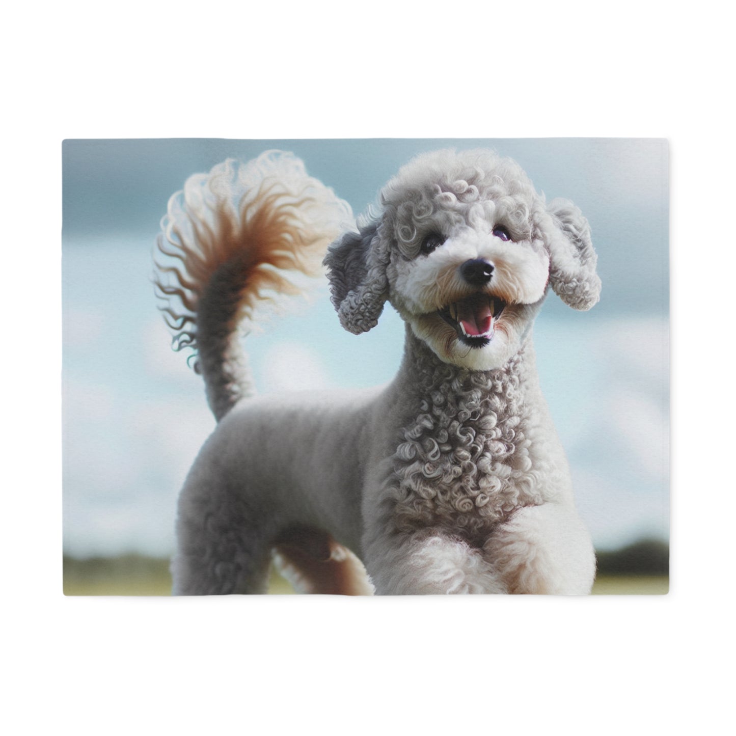Bedlington Terrier Sweatshirt Blanket