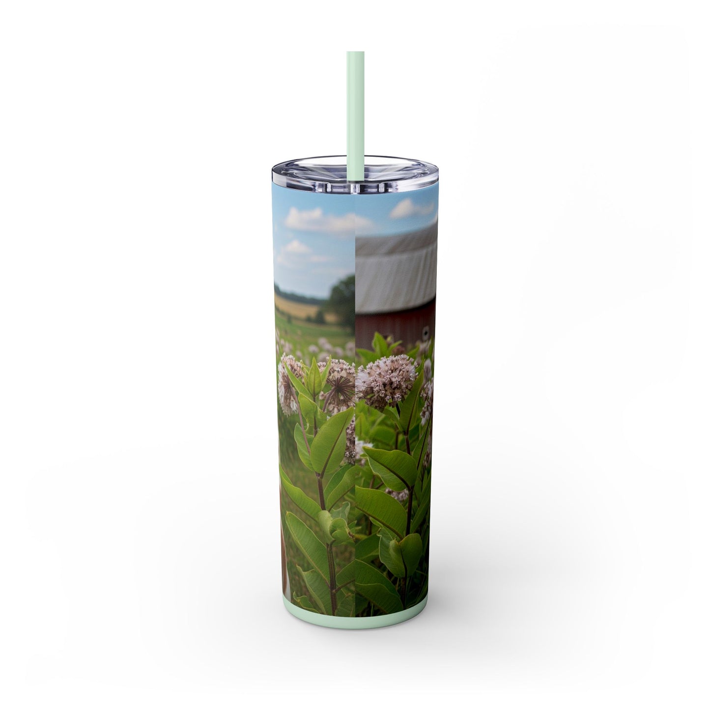 Rat Terrier Tumbler with Straw, 20oz