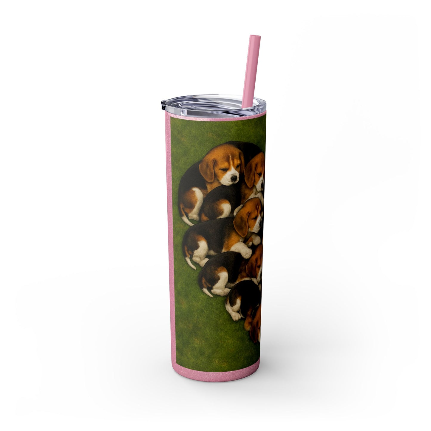 Beagle puppies Tumbler with Straw, 20oz