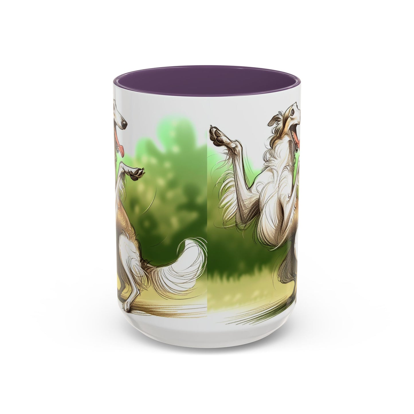 Borzoi Accent Coffee Mug - Perfect Gift for Dog Lovers
