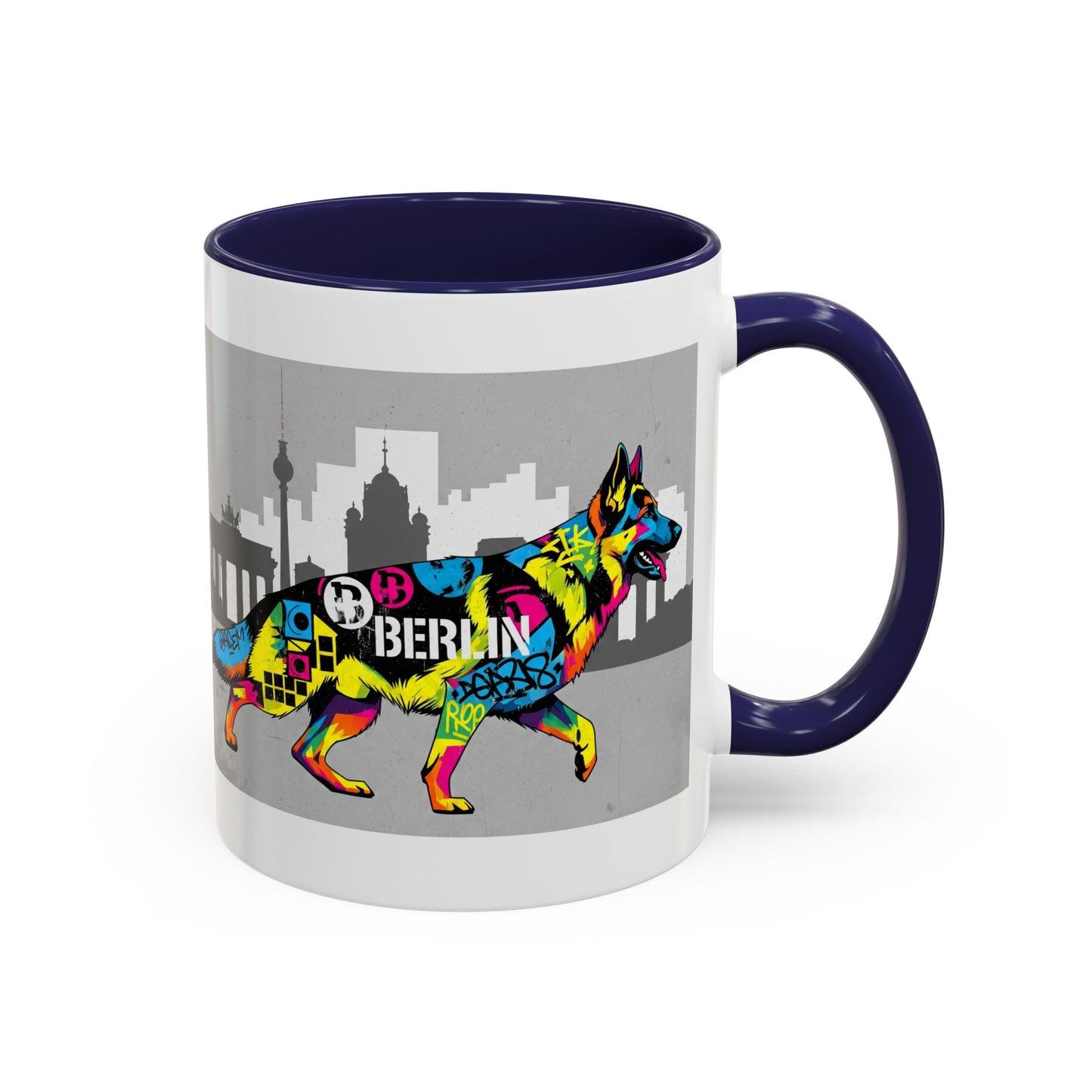German Shepherd Accent Coffee Mug - Perfect Gift for Dog Lovers