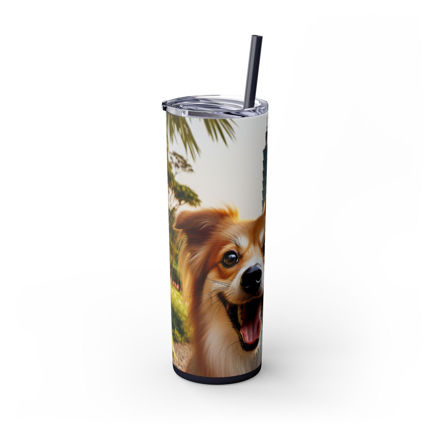 Taiwan Dog Tumbler with Straw, 20oz