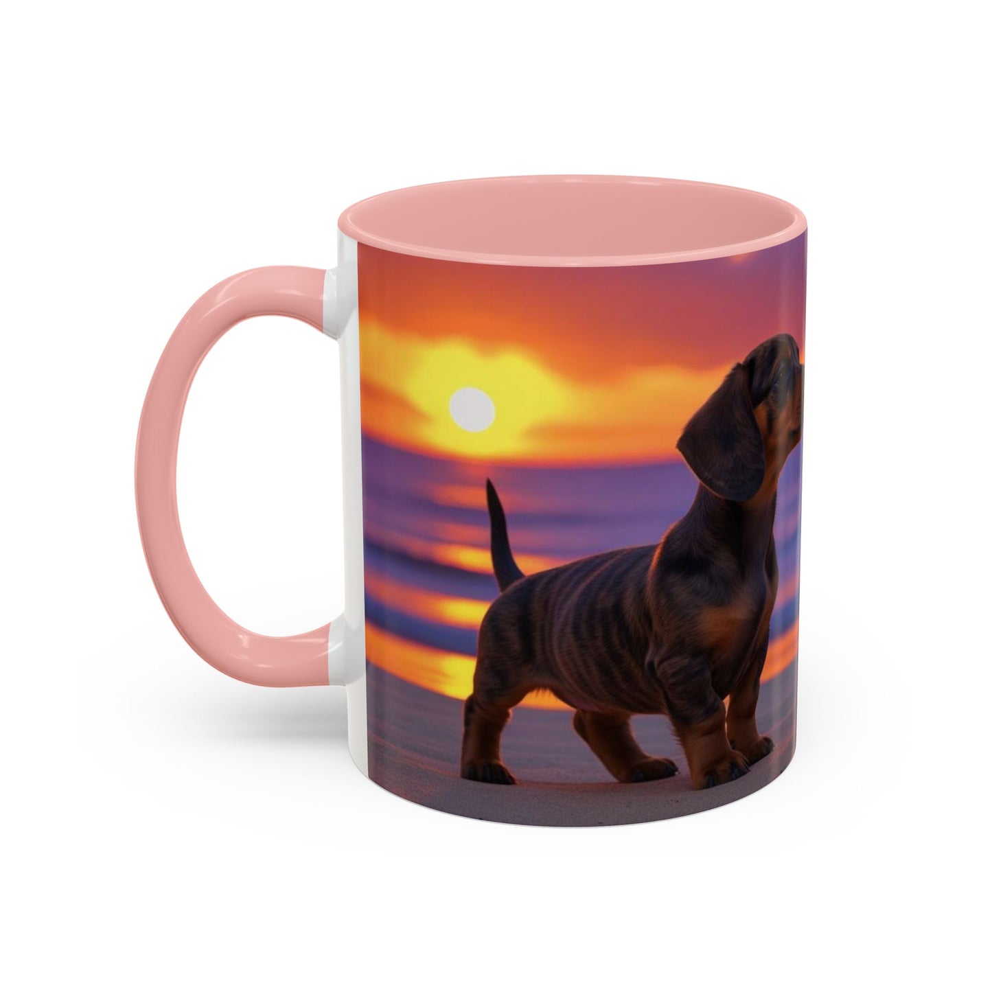 Dachshund Love Accent Coffee Mug - Perfect Gift for Dog Lovers