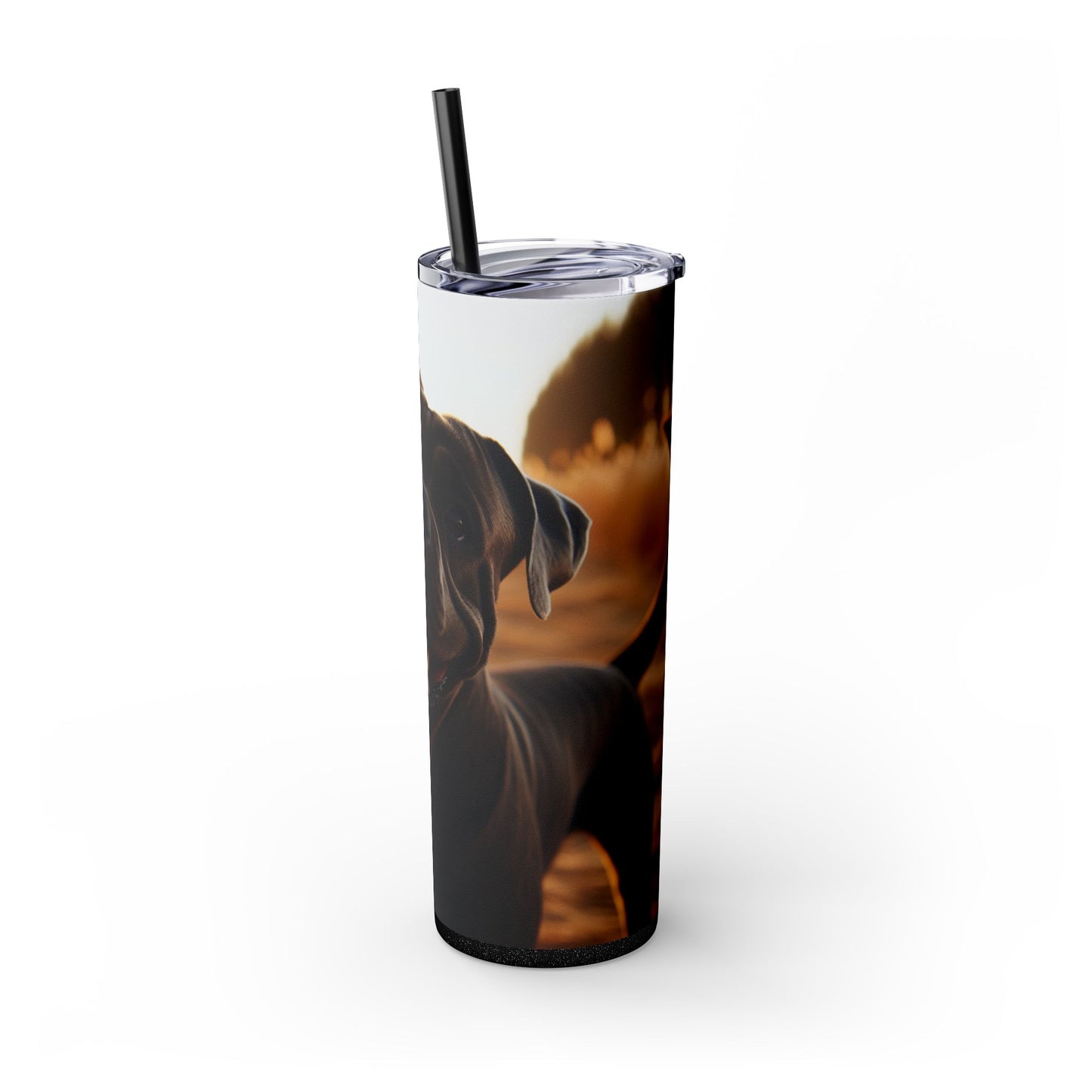 Cane Corso Tumbler with Straw, 20oz