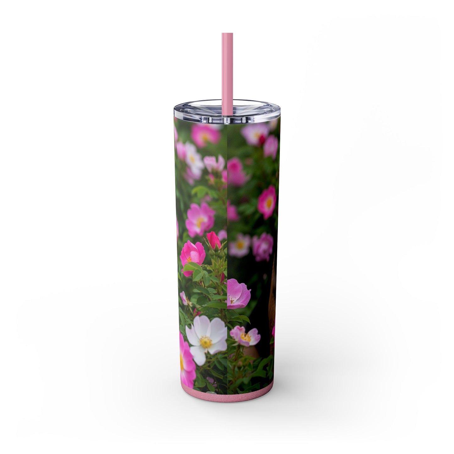 Teddy Roosevelt Terrier Tumbler with Straw, 20oz