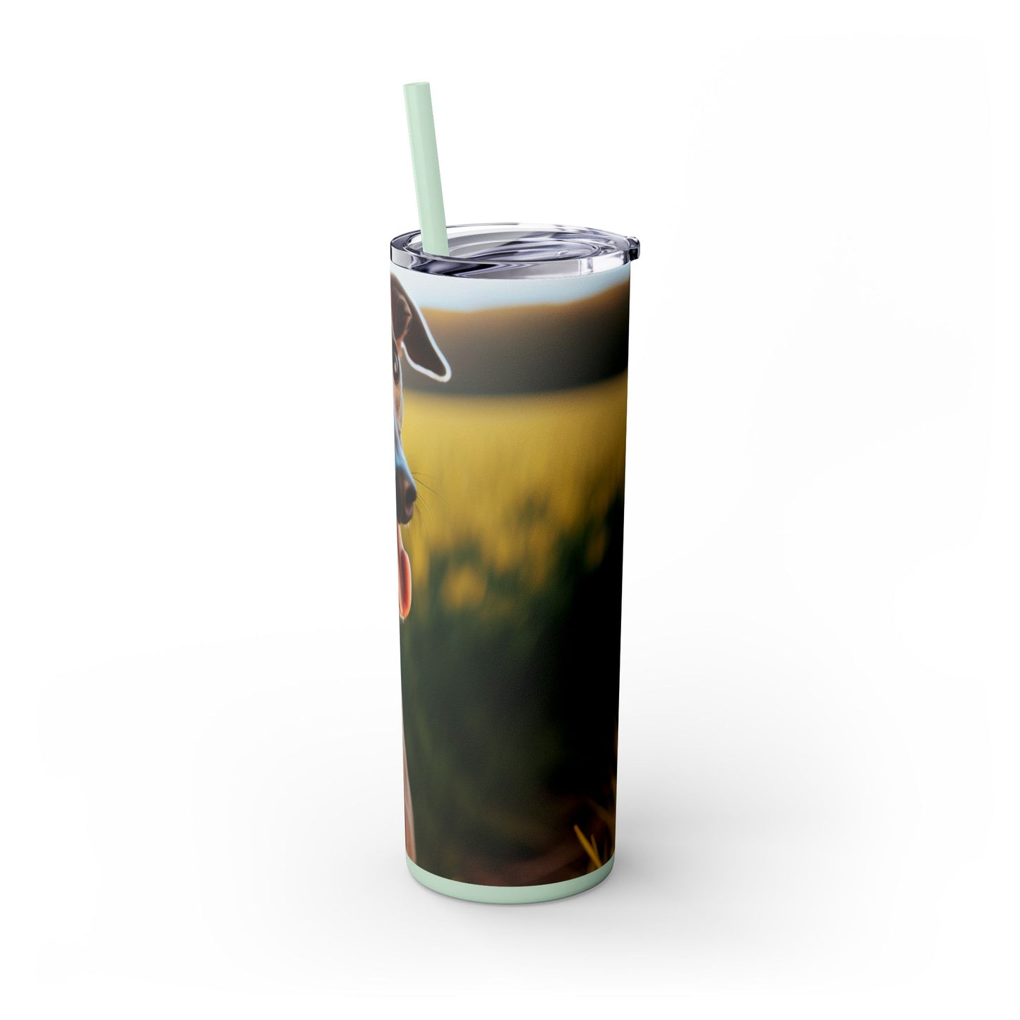 Greyhound Tumbler with Straw, 20oz