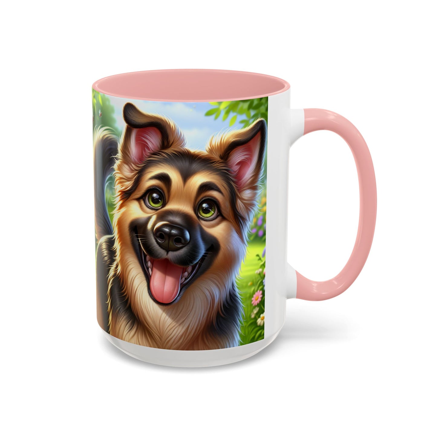 German Shepherd Accent Coffee Mug - Perfect Gift for Dog Lovers