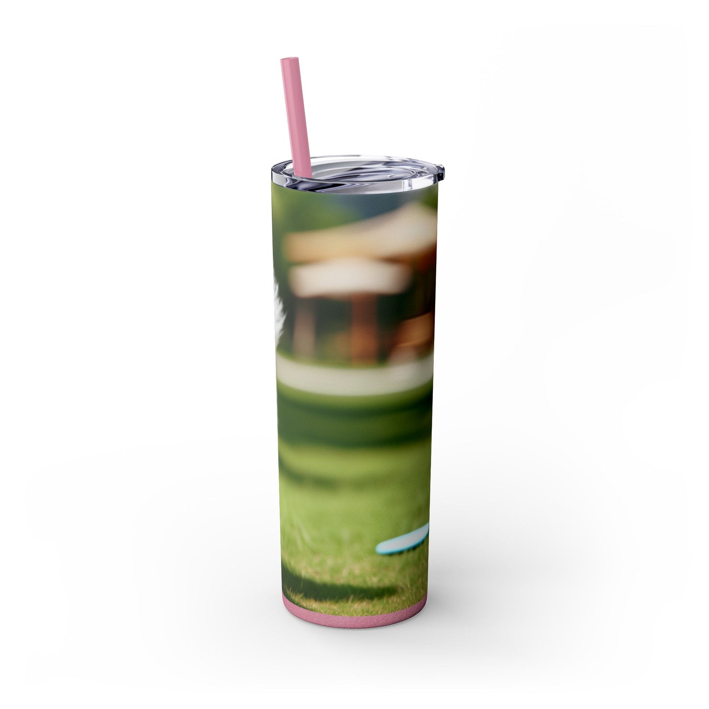 Japanese Spitz Tumbler with Straw, 20oz