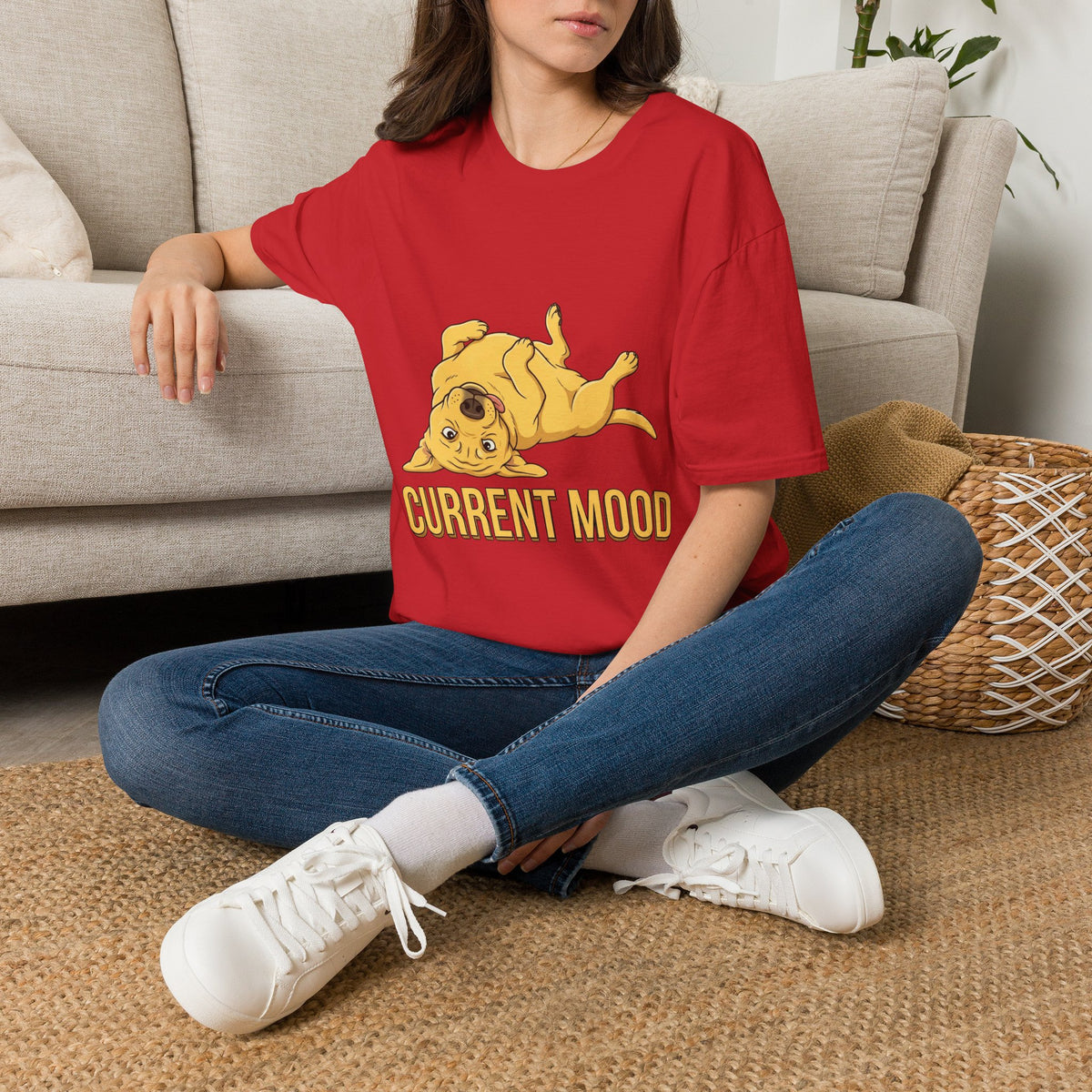 Yellow Labrador Retriever Current Mood Tee Shirt