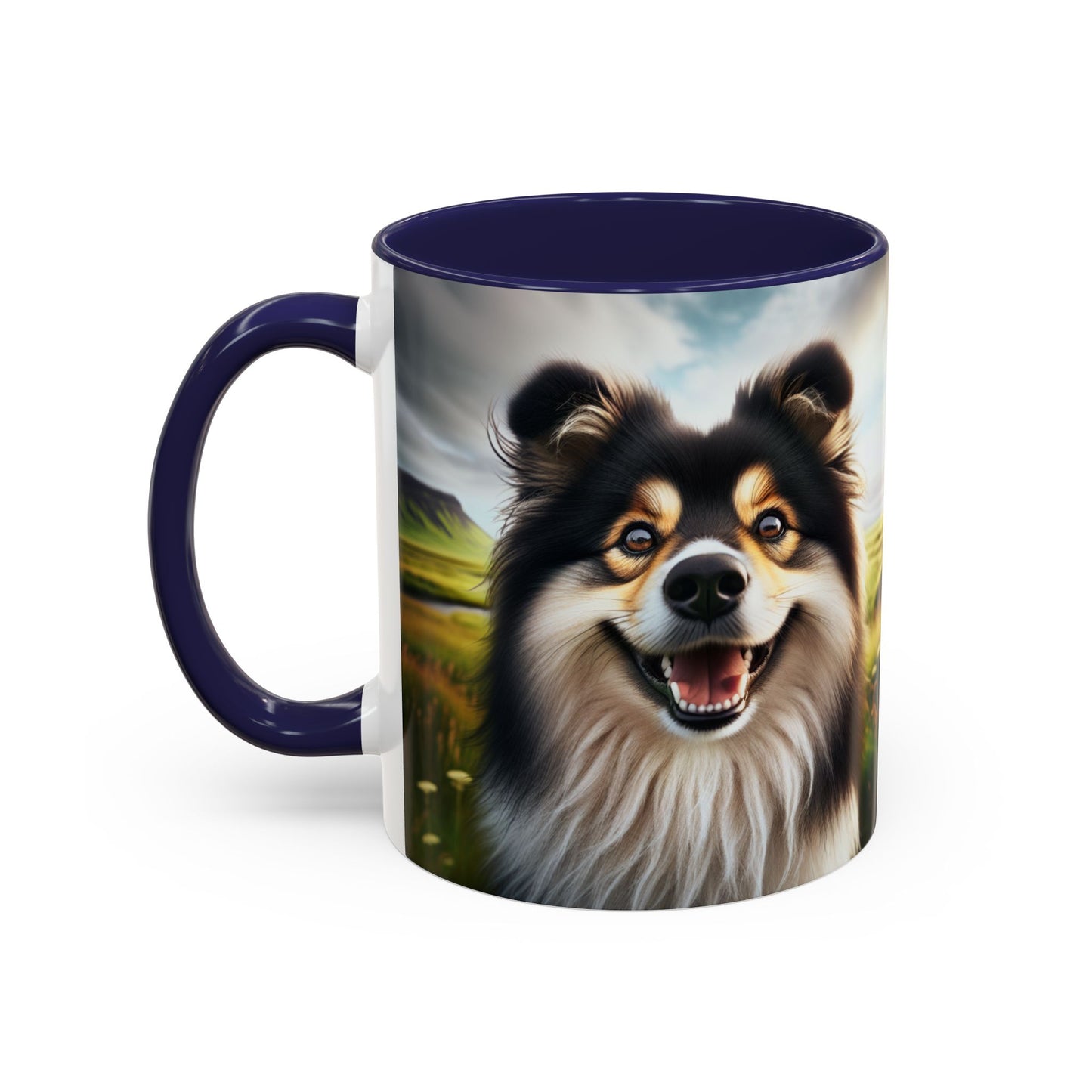 Icelandic Sheepdog Accent Coffee Mug - Perfect Gift for Dog Lovers