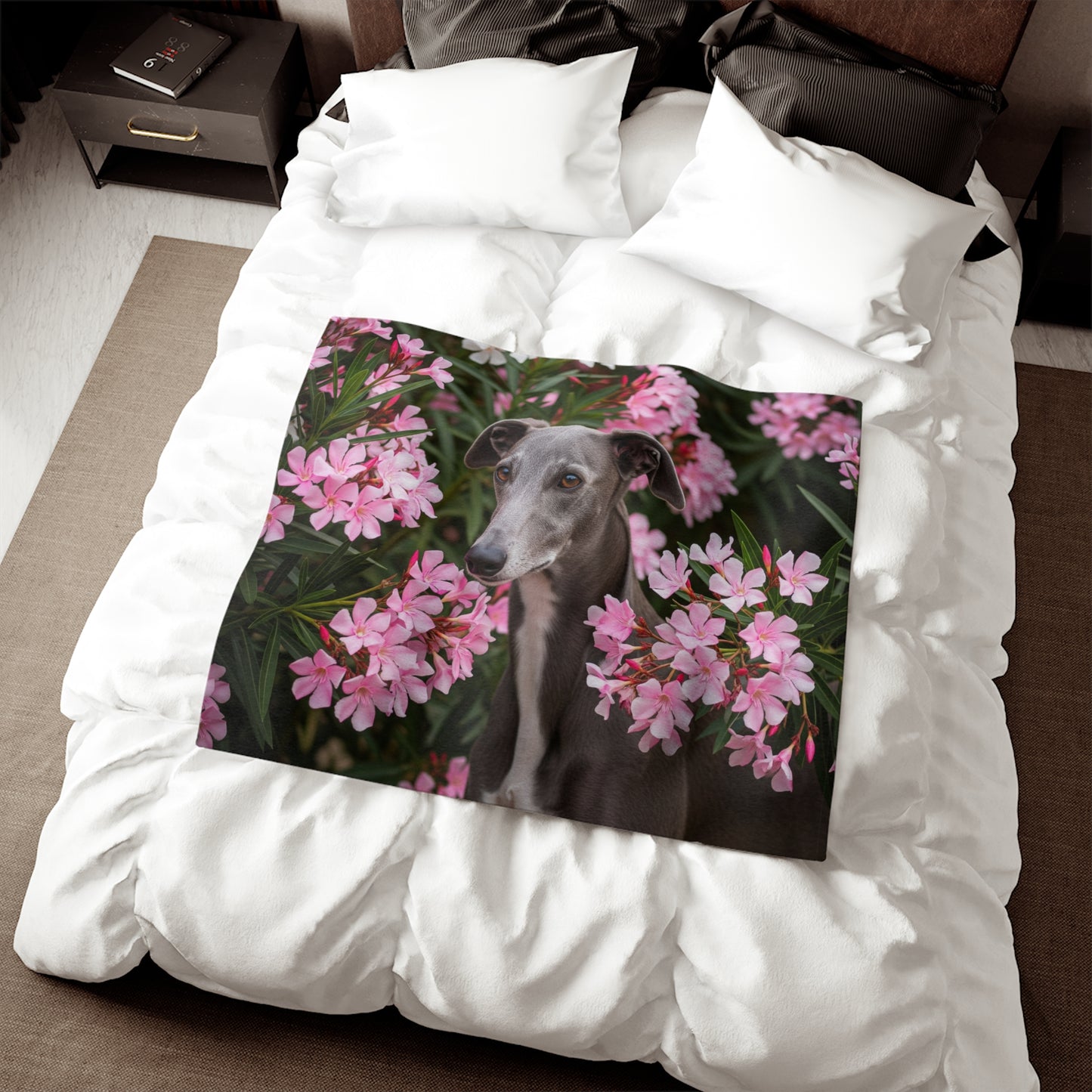Greyhound Sweatshirt Blanket