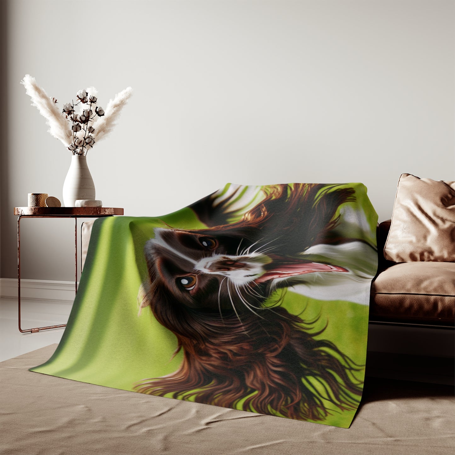 English Springer Spaniel Sweatshirt Blanket