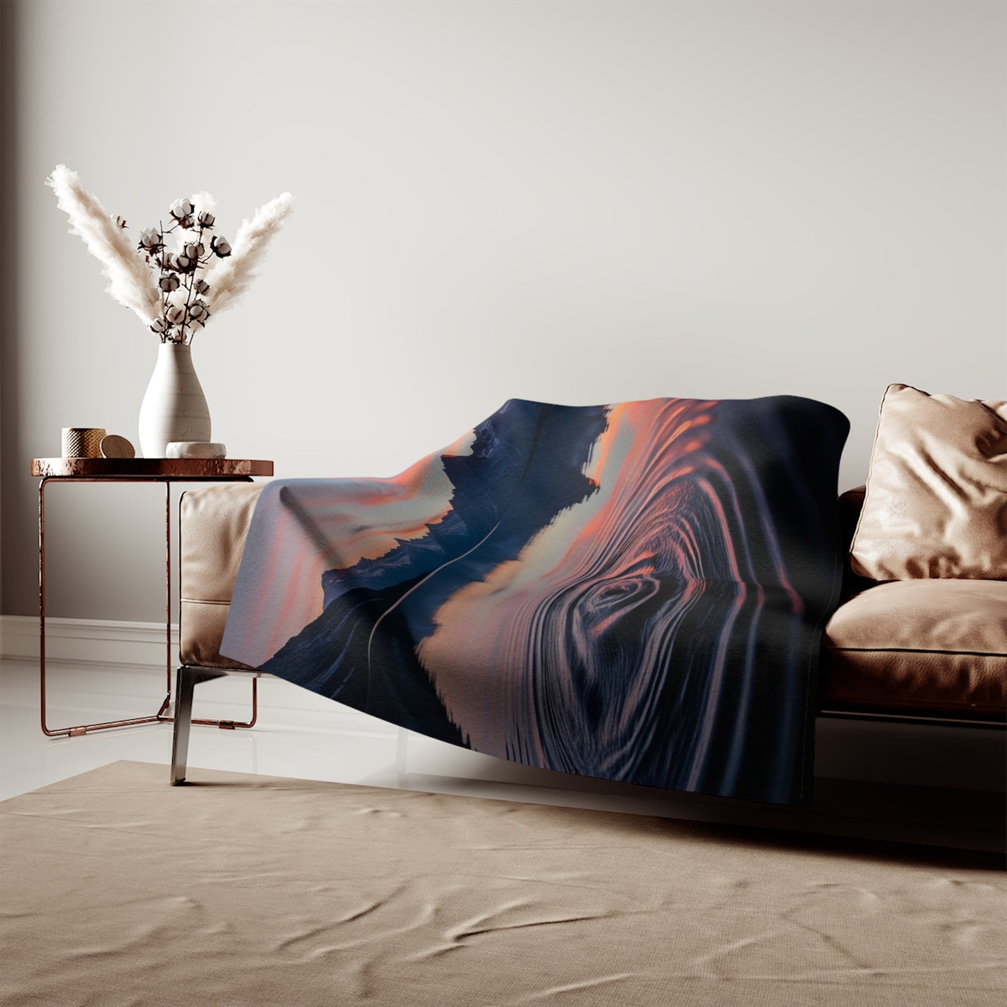 Ripple in a Lake Sweatshirt Blanket