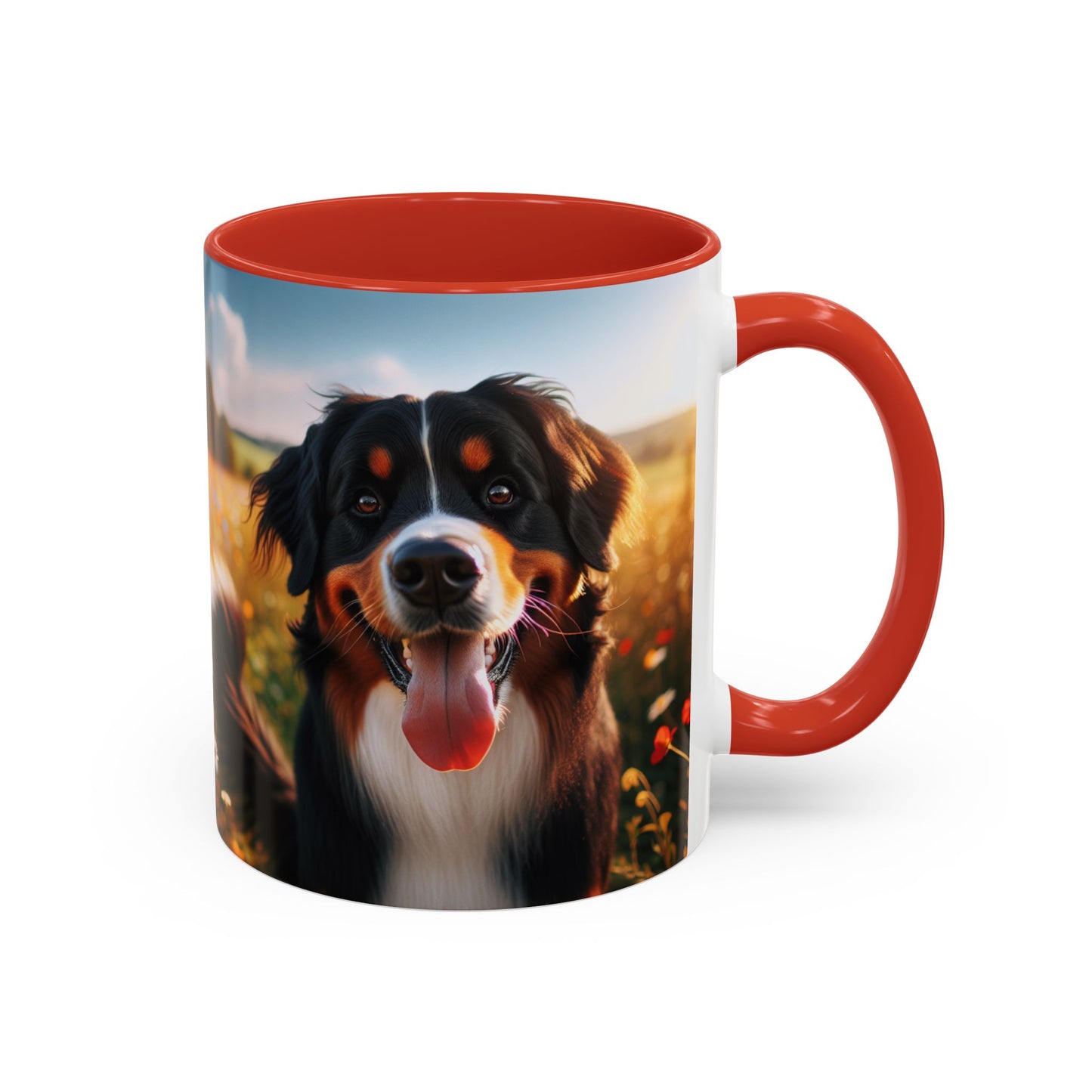 Bernese Mountain Dog Accent Coffee Mug - Perfect Gift for Dog Lovers