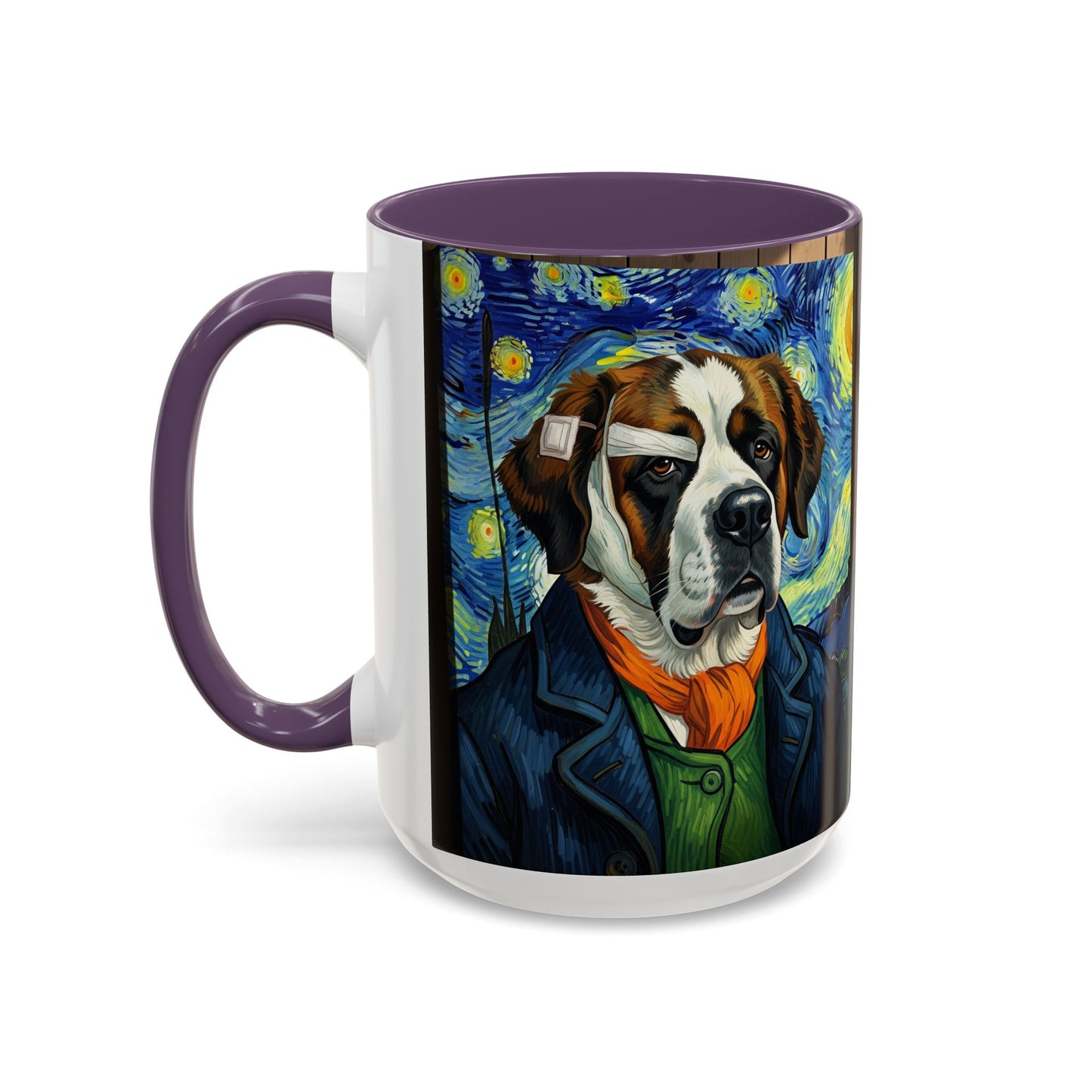 Saint Bernard Accent Coffee Mug - Perfect Gift for Dog Lovers