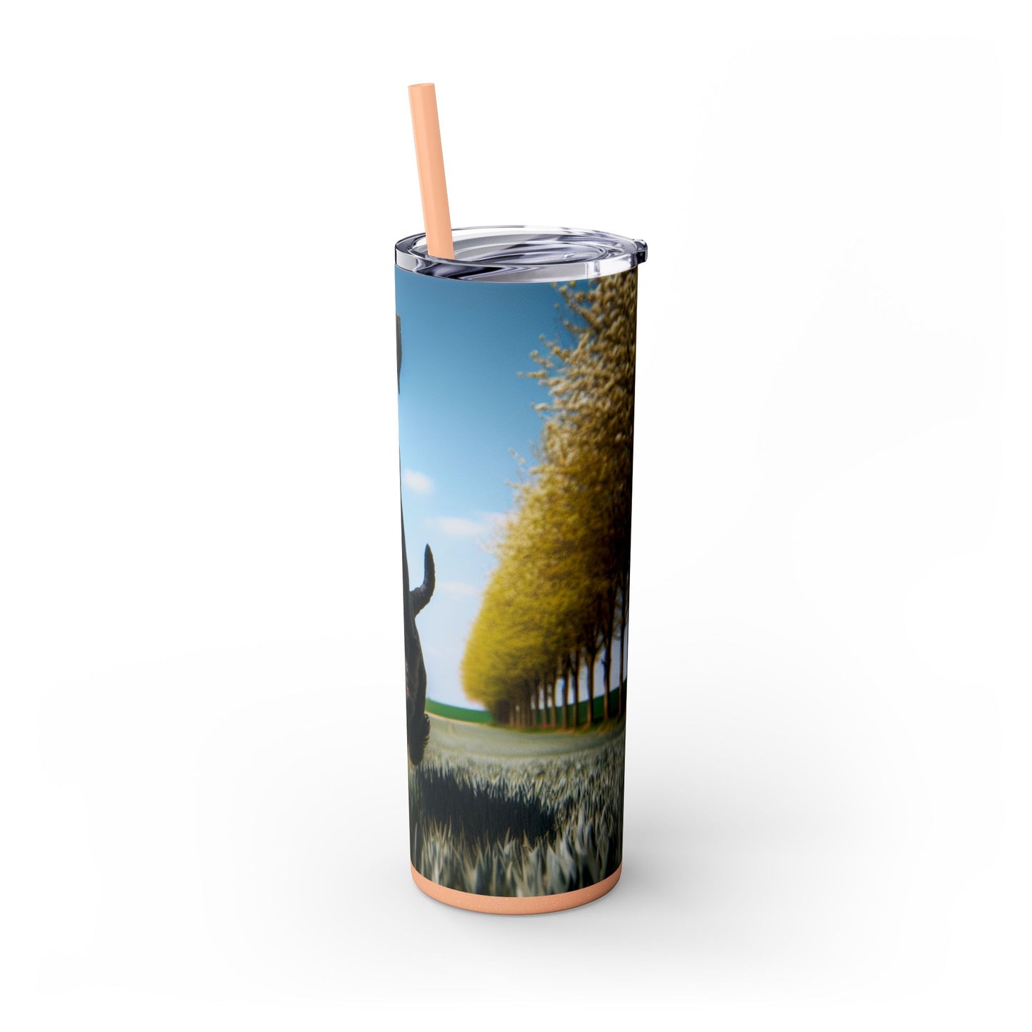 Giant Schnauzer Tumbler with Straw, 20oz
