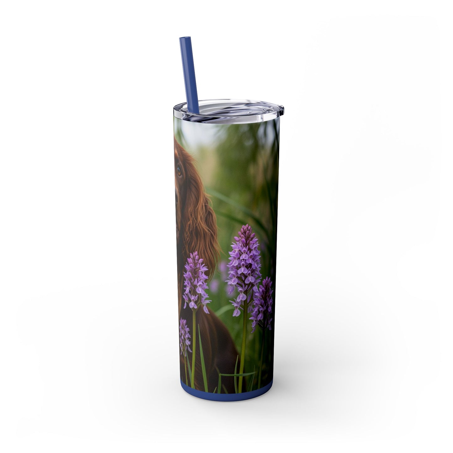 Pont-Audemer Spaniel Tumbler with Straw, 20oz