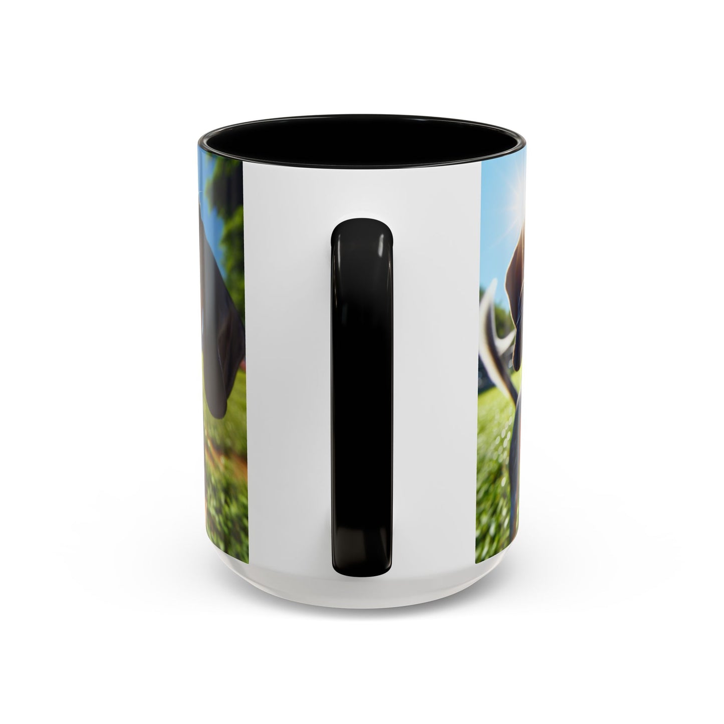 Bluetick Coonhound Accent Coffee Mug - Perfect Gift for Dog Lovers