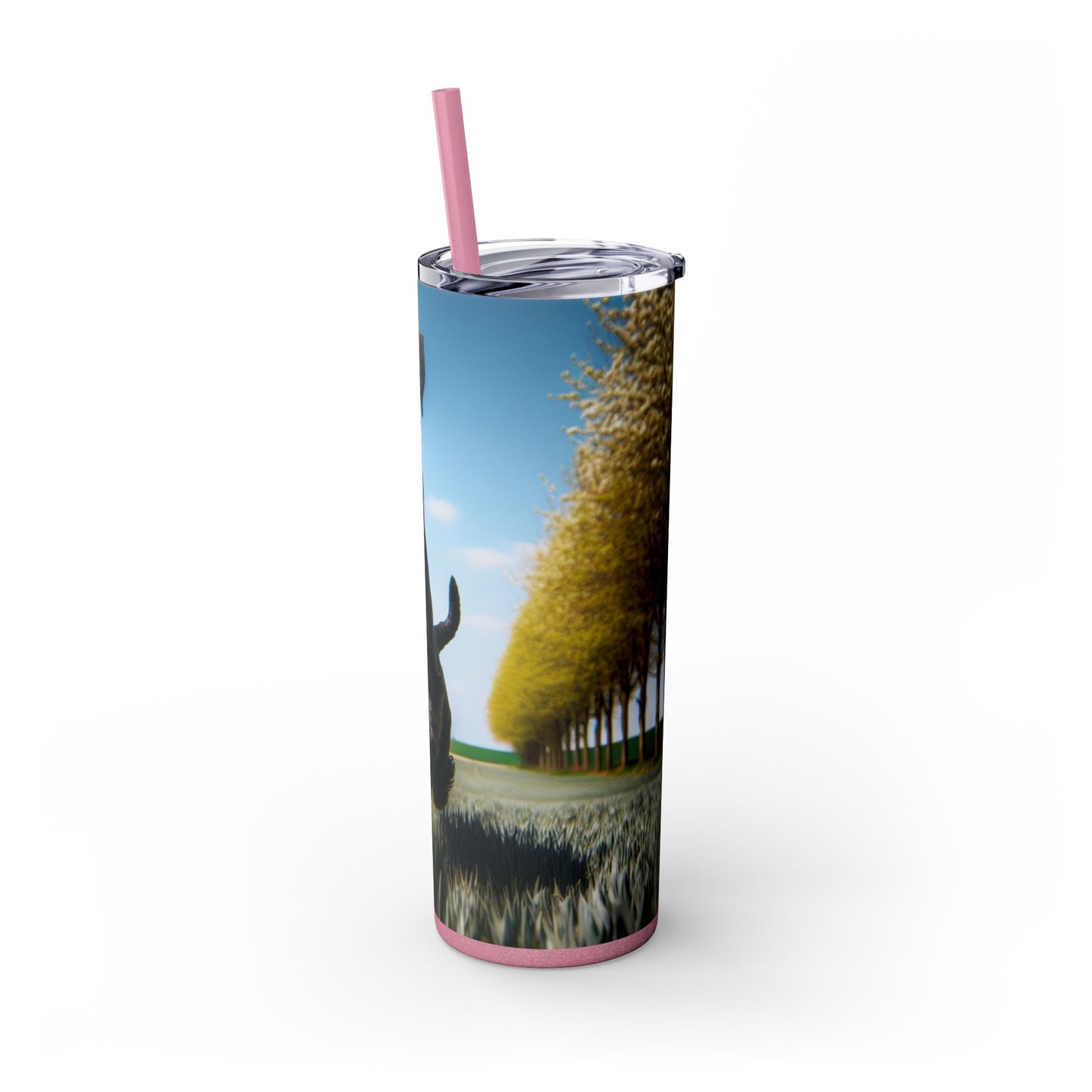 Giant Schnauzer Tumbler with Straw, 20oz