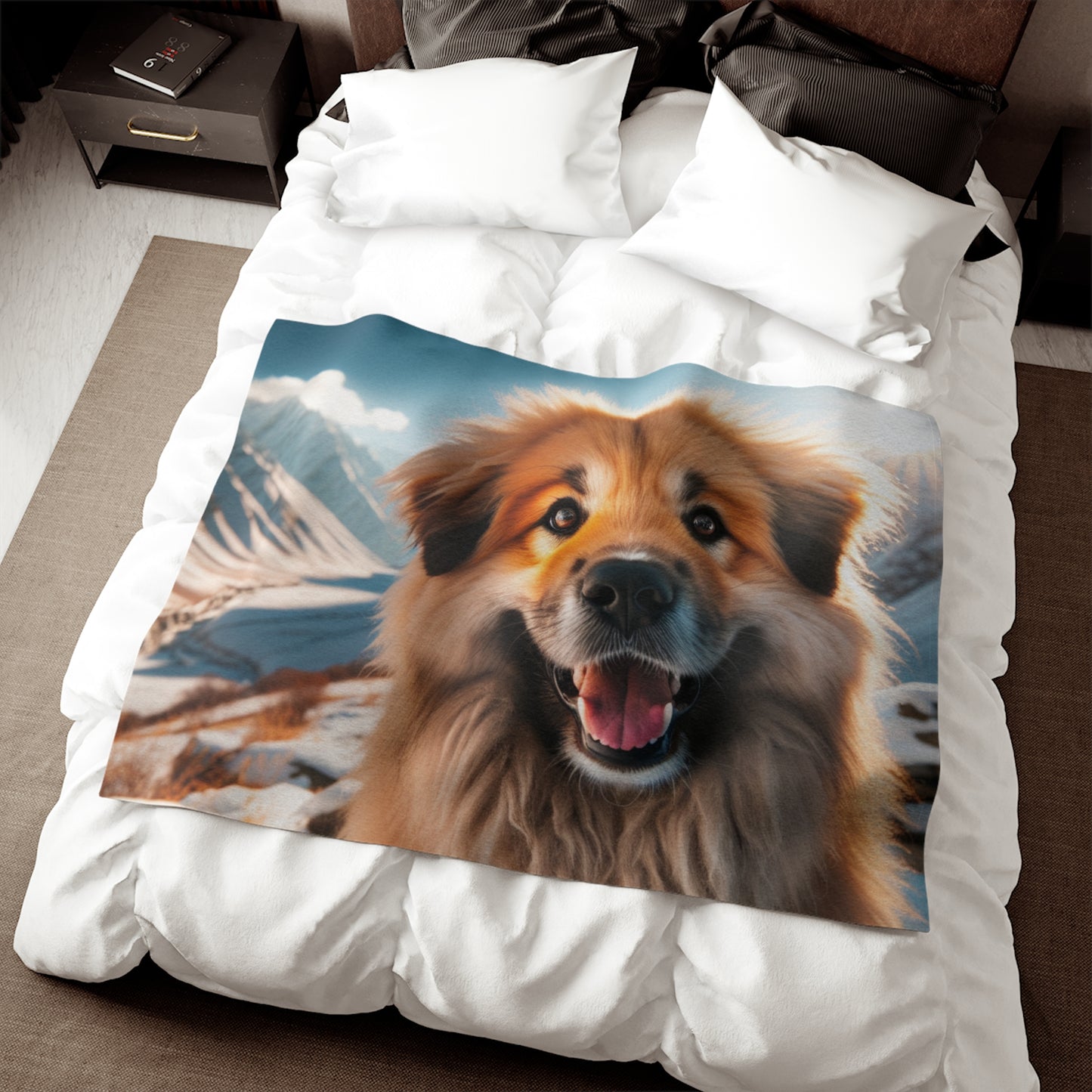 Couverture en sweat-shirt à l'effigie d'un berger himalayen