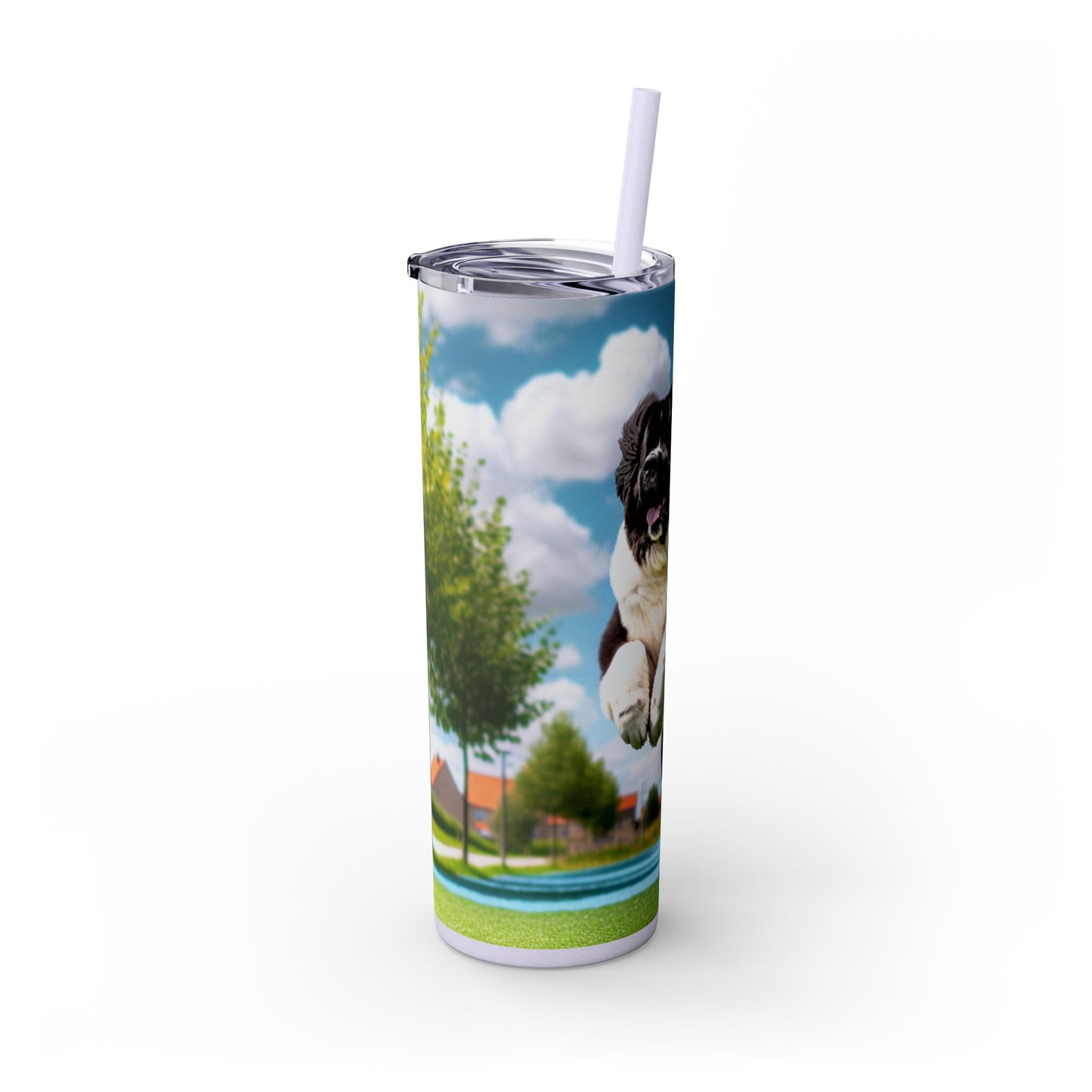 Landseer Tumbler with Straw, 20oz