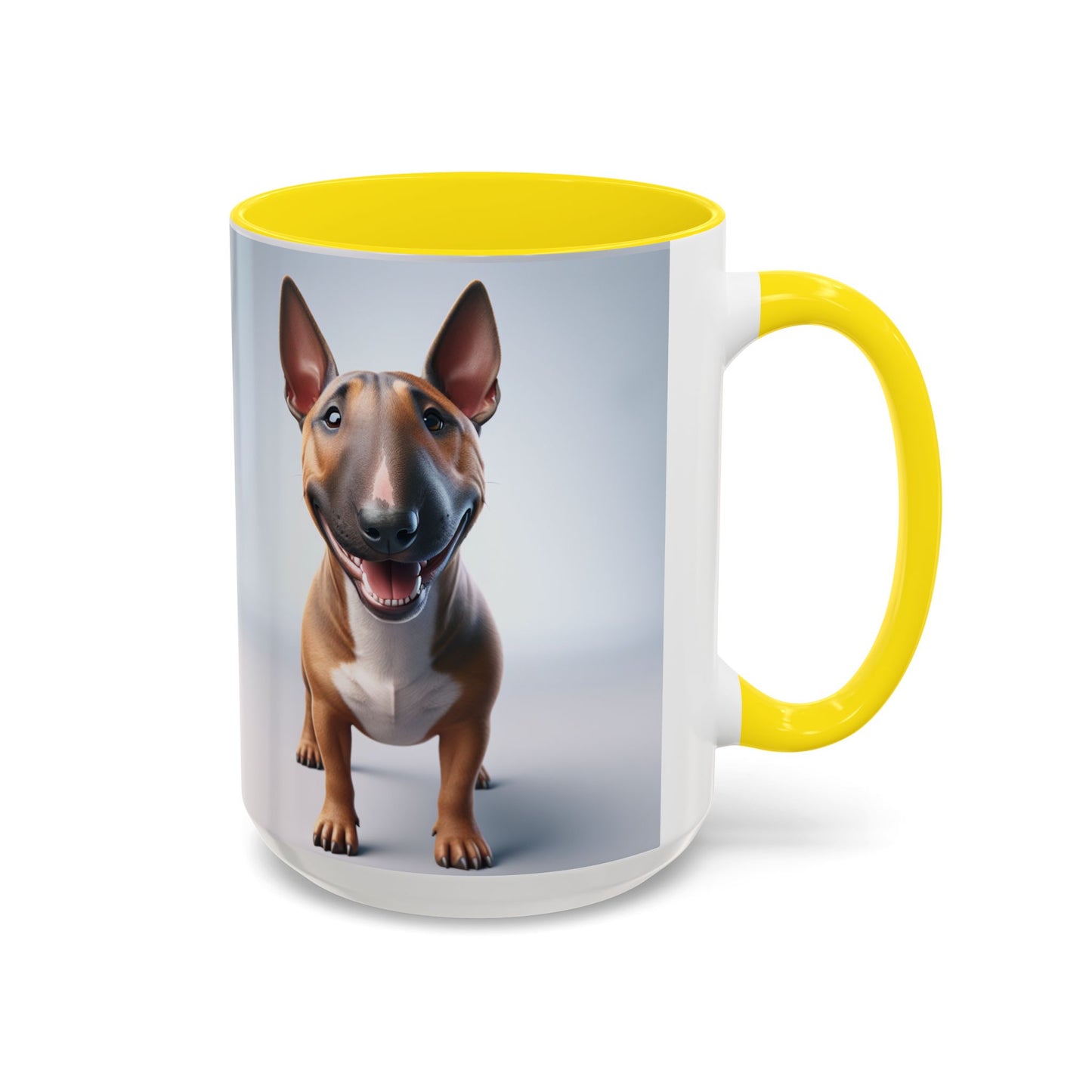 Miniature Bull Terrier Accent Coffee Mug - Perfect Gift for Dog Lovers
