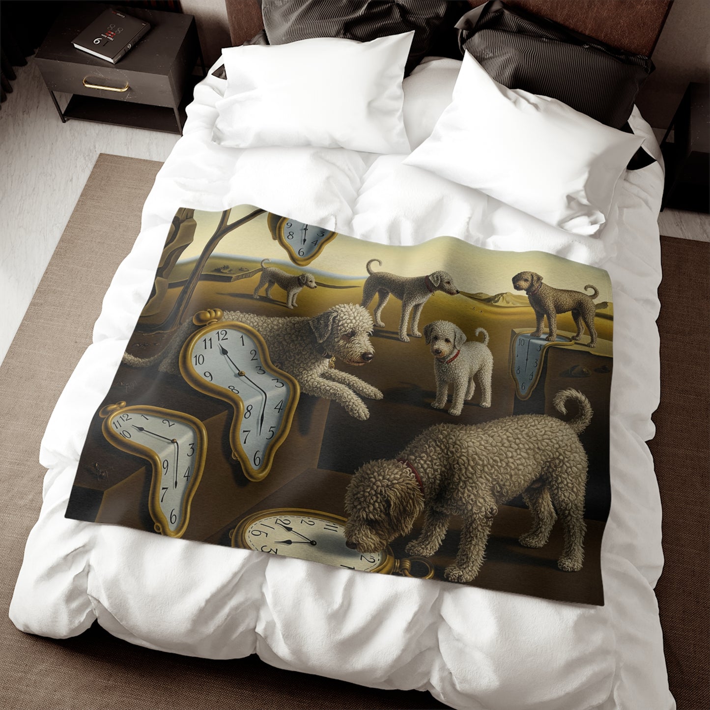Spanish Water Dog Sweatshirt Blanket