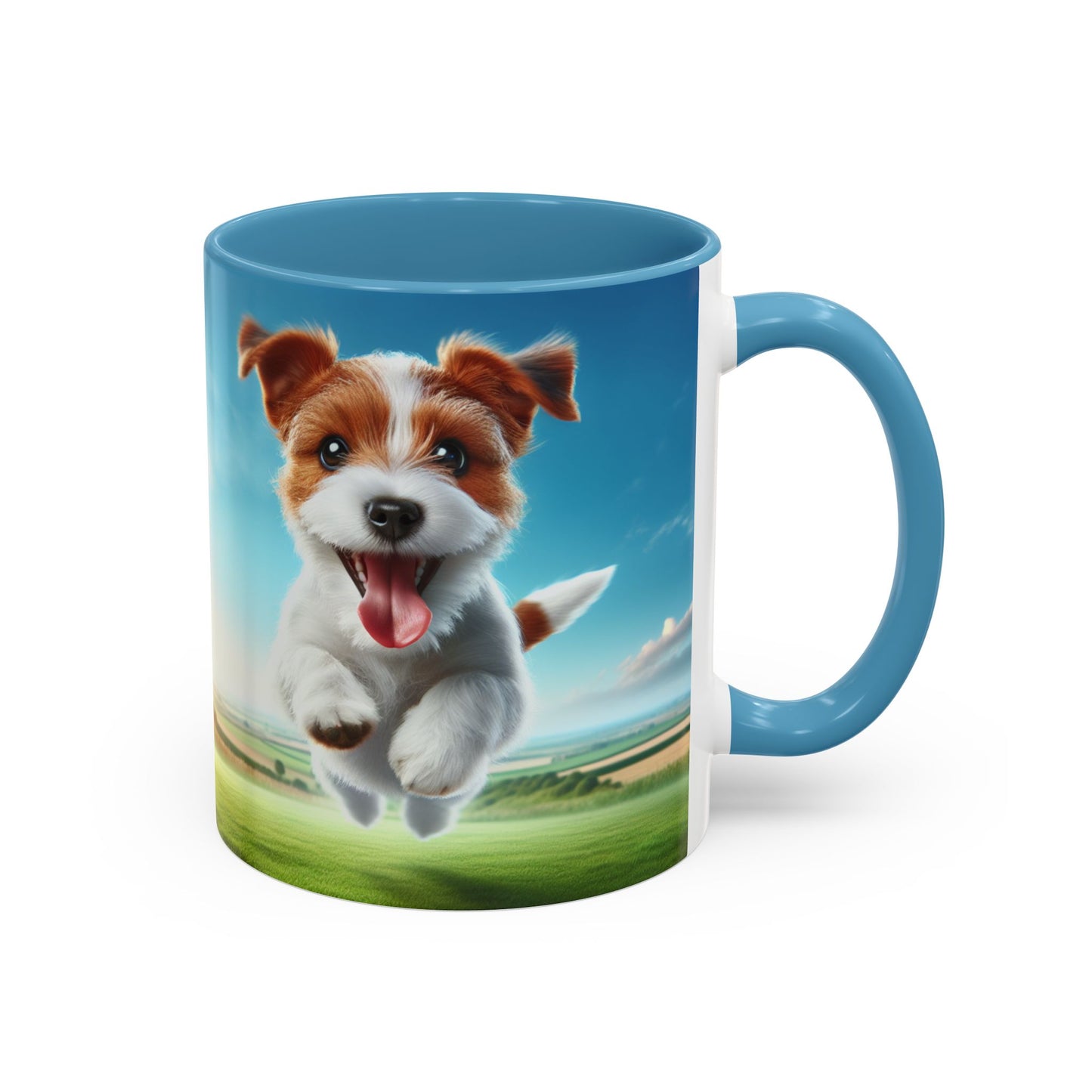 Russell Terrier Accent Coffee Mug - Perfect Gift for Dog Lovers