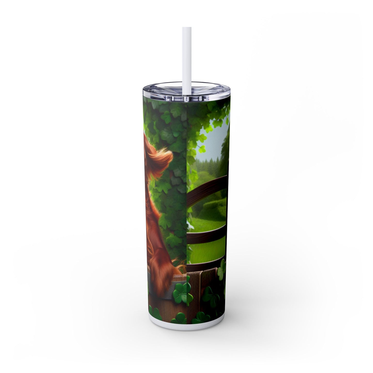 Irish Setter Tumbler with Straw, 20oz