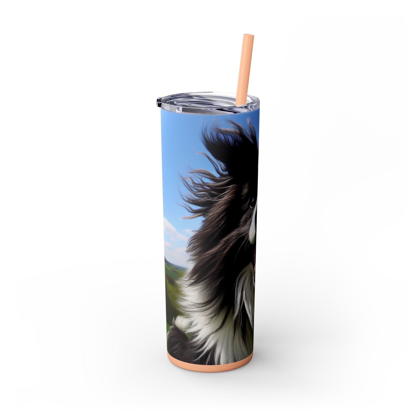 Portuguese Sheepdog Tumbler with Straw, 20oz