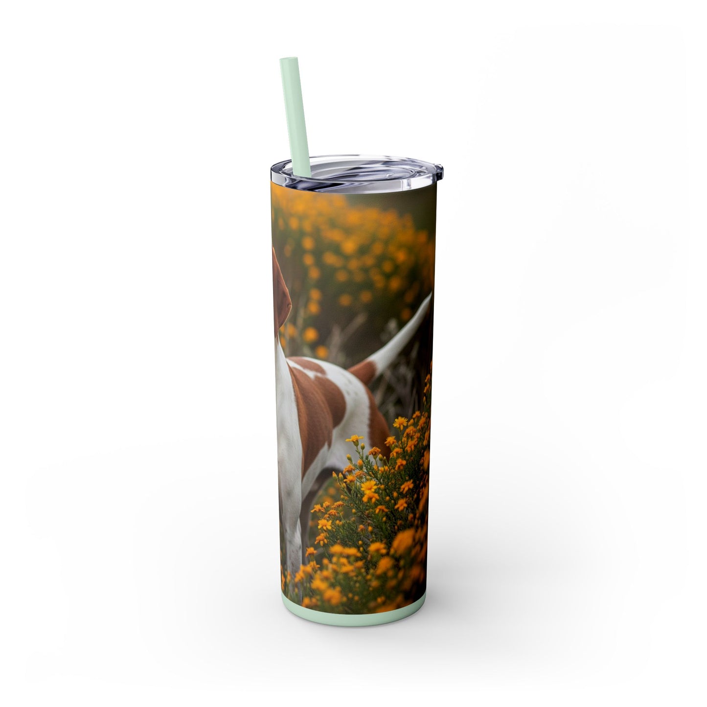 Portuguese Pointer Tumbler with Straw, 20oz