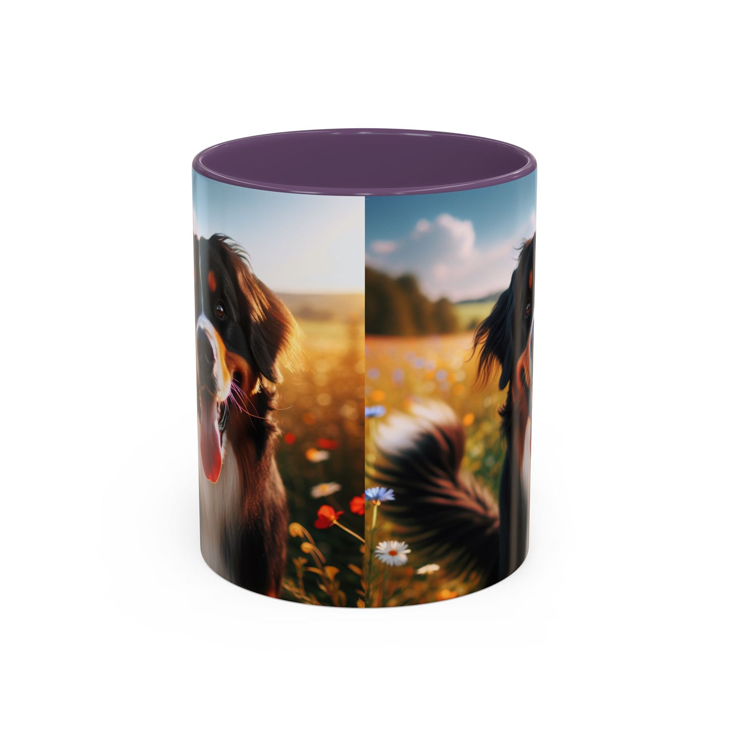 Bernese Mountain Dog Accent Coffee Mug - Perfect Gift for Dog Lovers