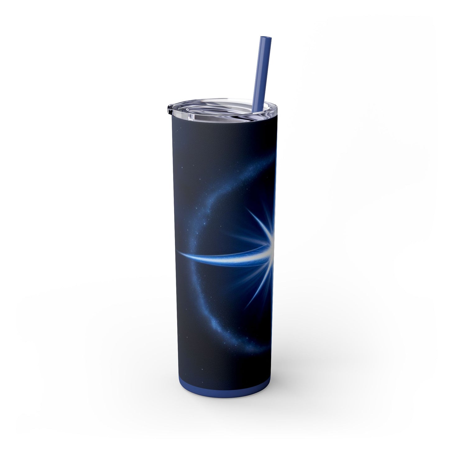 North Star Skinny Tumbler with Straw, 20oz