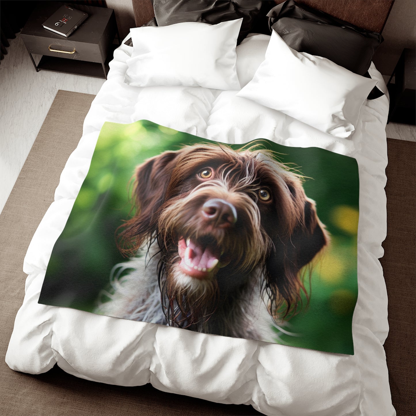 German Wirehaired Pointer Sweatshirt Blanket