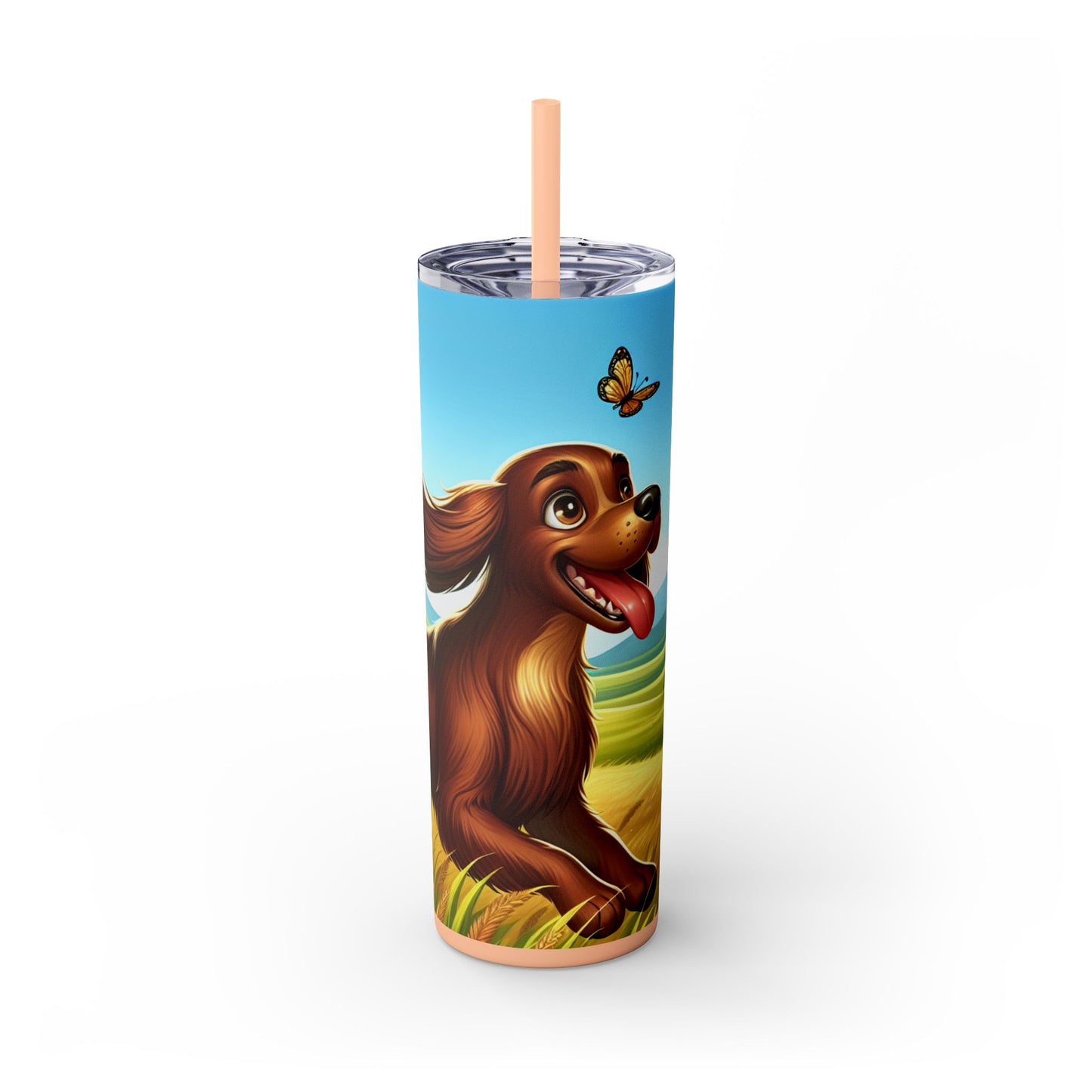 Field Spaniel Tumbler with Straw, 20oz
