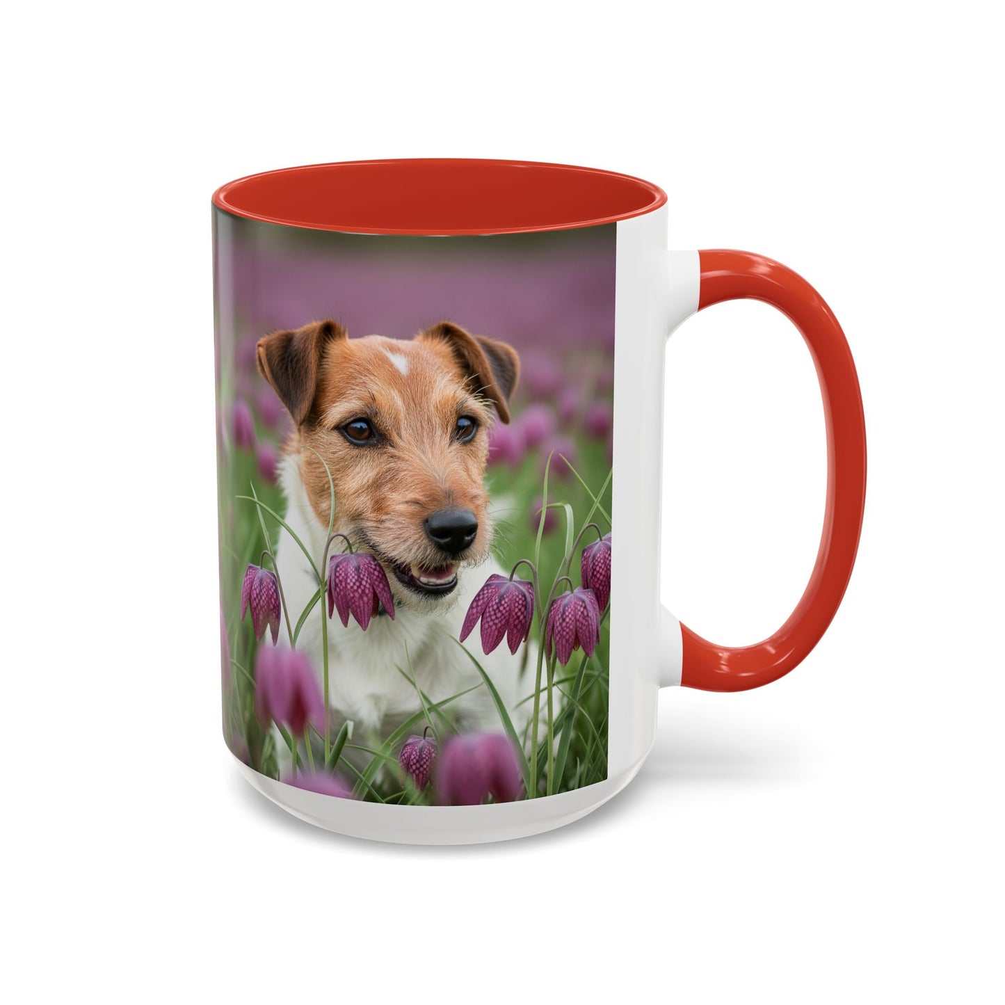 Russell Terrier Accent Coffee Mug - Perfect Gift for Dog Lovers