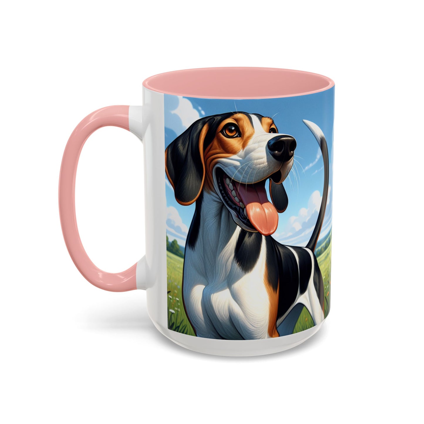 Treeing Walker Coonhound Accent Coffee Mug - Perfect Gift for Dog Lovers