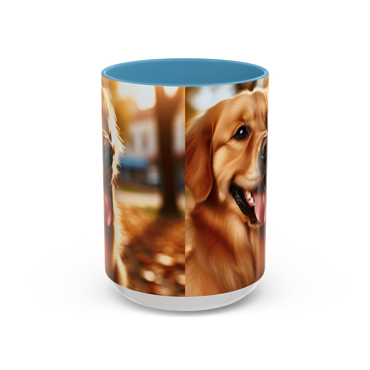 Golden Retriever Accent Coffee Mug - Perfect Gift for Dog Lovers