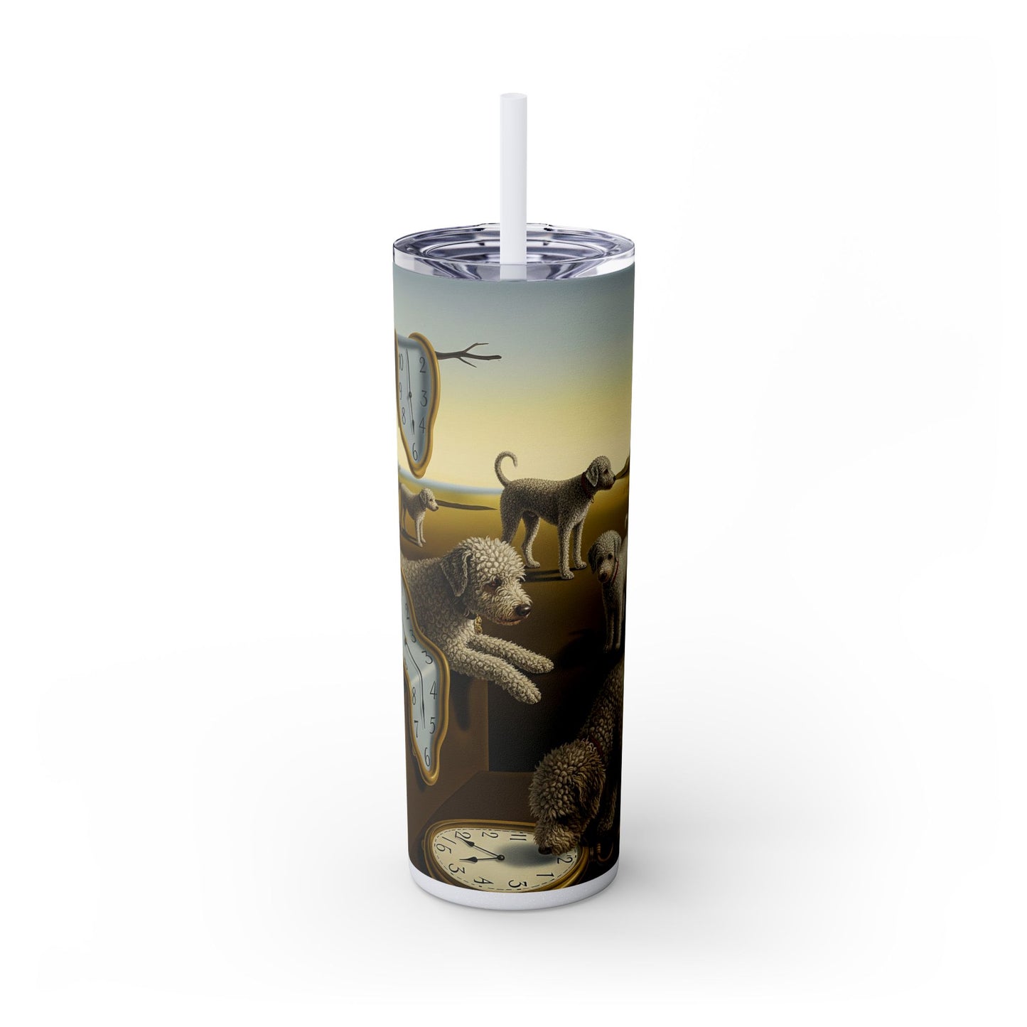 Spanish Water Dog Tumbler with Straw, 20oz